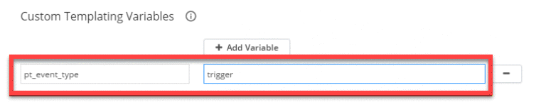 AppDynamics Custom Template variable
